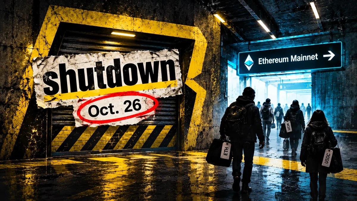 Blast Layer 2 cierre con usuarios que trasladan activos a Ethereum mainnet antes de la fecha límite de retiro del 26 de octubre